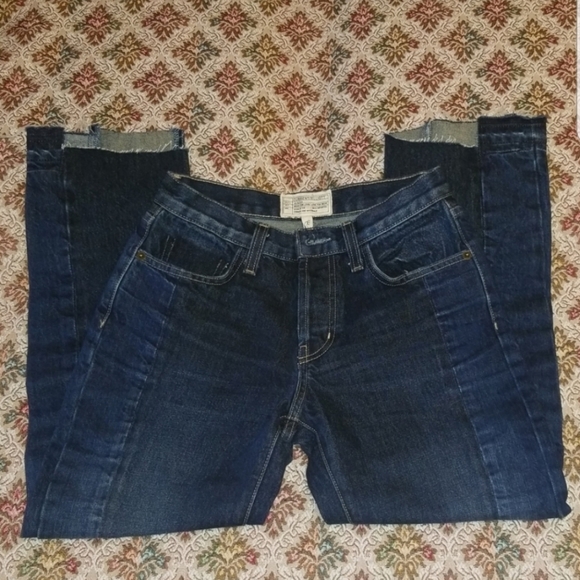 Current/Elliott Denim - Current Elliot Cassady Cropped Jean Size 26